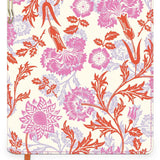 Cream Floral Faux Leather - Journal With Pen