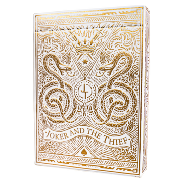 White Gold Edition - Joker & The Thief Playing Cards