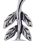 Pendant Paua - Leaf Pattern