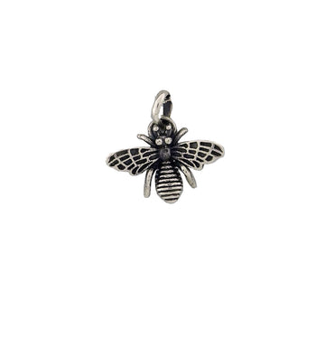 Honey Bee Pendant - Silver