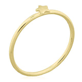Tiny Star Stacking Ring - Gold