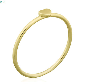 Tiny Heart Ring - Gold