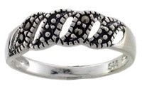 Marcasite Ring Band