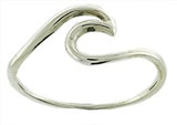 Sterling Silver Wave Ring