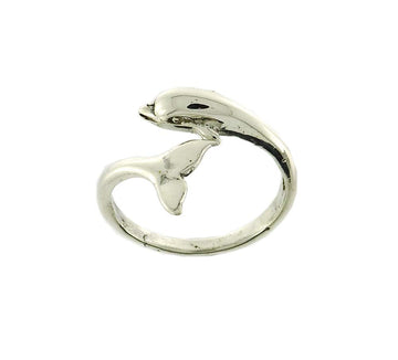 Dolphin Ring - Silver