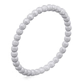 Ball Stacking Ring - Silver