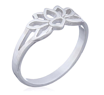 Lotus Flower Ring - Gold
