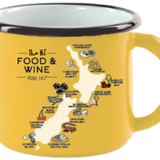 Enamel Mug - Food & Wine Yellow - Large