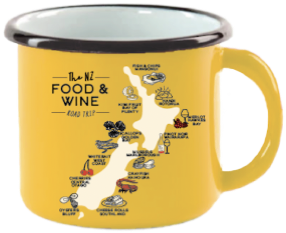 Enamel Mug - Food & Wine Yellow - Large