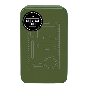 10 In 1 Survival Tool In A Tin