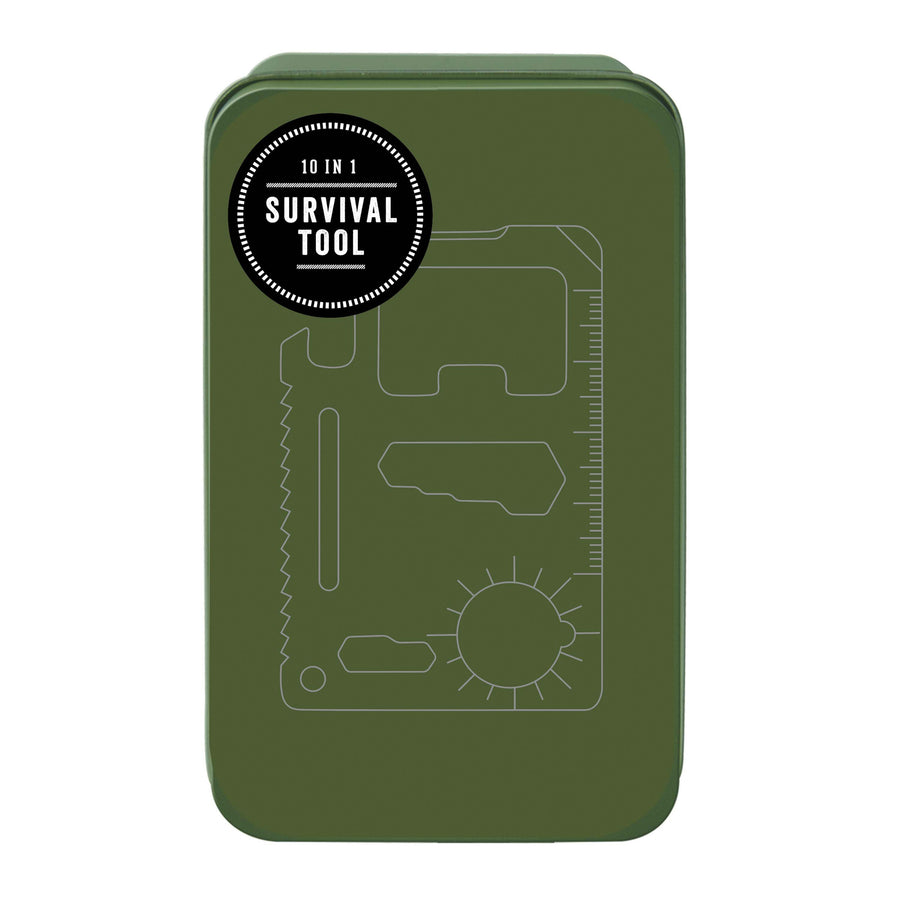 10 In 1 Survival Tool In A Tin