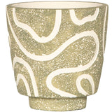 Charlie Curved Lines Planter - Small