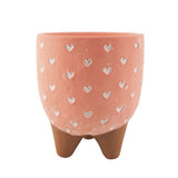 Cassie Planter with Legs Green Lg 19cm