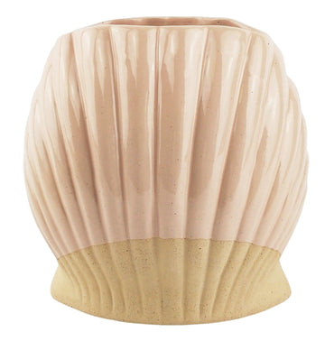 Clam Shell Planter - Pink