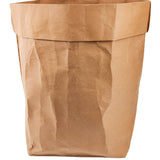 Carta Paper Bag Planter Brown - Large
